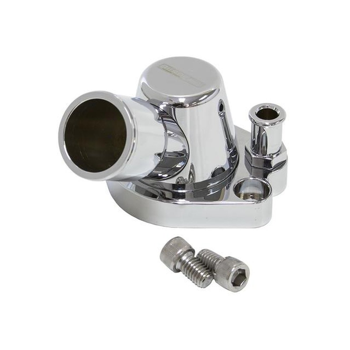 Aeroflow AF64-2091C Thermostat Housing Chrome W/Heater Swivel Fits 253 308 Holden