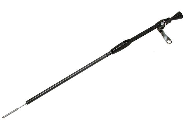 Aeroflow AF64-2112BLK Engine Dip Stick Billet Handle S/S Braided Tube Fits 302-351C