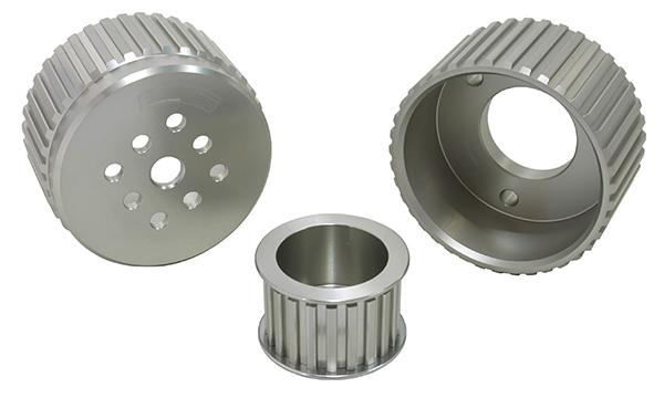 Aeroflow AF64-3000 Gilmer Drive Kit - Silver Fits Chev V8 With Short W/Pump