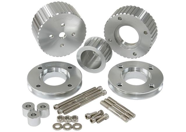 Aeroflow AF64-3006 Gilmer Drive Kit Silver Suits Holden 5.0L 304Ci V8 VN-VS