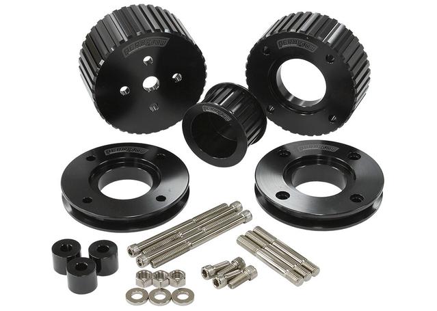 Aeroflow AF64-3006BLK Gilmer Drive Kit Black Suits Holden 5.0L 304Ci V8 VN-VS