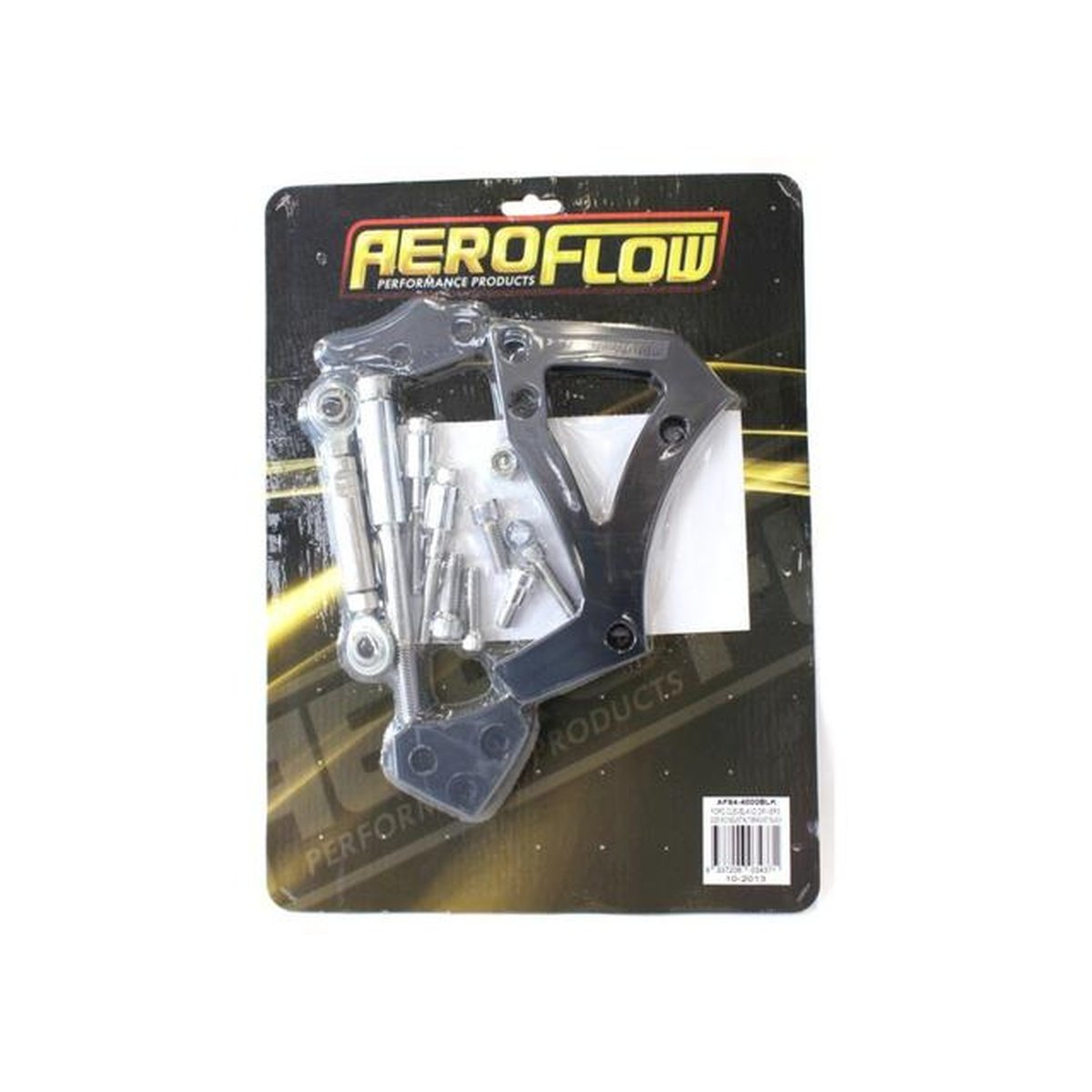 Aeroflow AF64-4000BLK Black Alt Bracket Suits Ford Cleveland Drivers Side Mid Mount