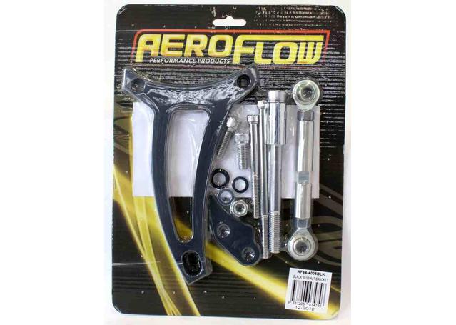 Aeroflow AF64-4005BLK Black Alternator Bracket Fits 351W