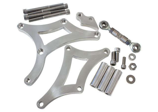 Aeroflow AF64-4035 Billet Alt Brack Drivers Side Low Mount Fits Holden LH-LX