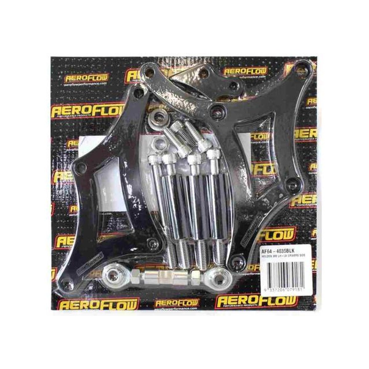 Aeroflow AF64-4035BLK Black Alt Brack Drivers Side Low Mount Fits Holden LH-LX
