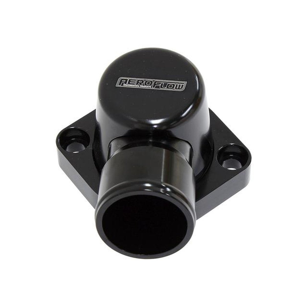 Aeroflow AF64-4037BLK Swivel Thermostat Housing Black Fits Ford BB 429-460