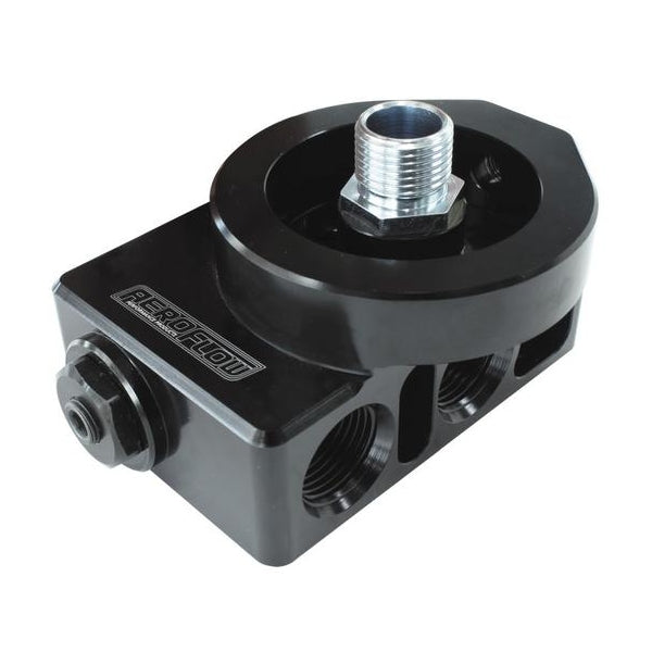 Aeroflow Remote Filter Head & Thermostat -10ORB X4,1/8" Port 71Deg Open