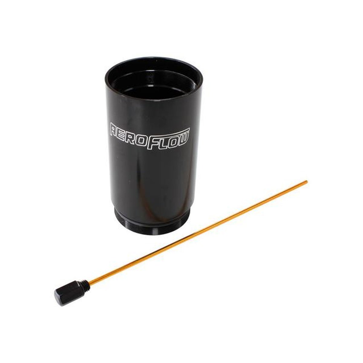 Aeroflow Universal Air/Oil Separator Catch CAN Extension Black