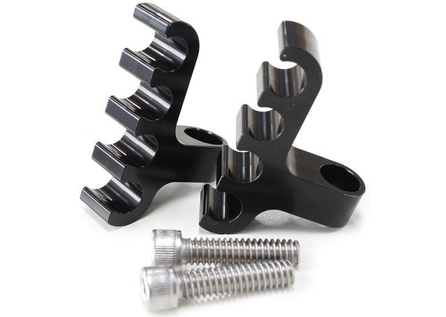 Aeroflow Black 4 Wire Lead Separator Bolt Into Valve Cover Thread