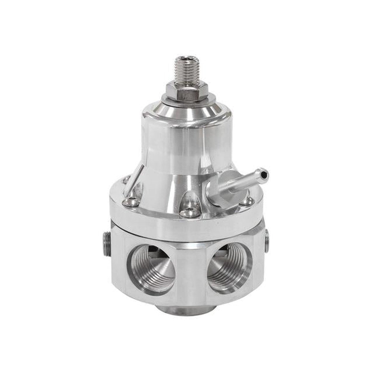 Aeroflow AF66-2060 4 Port Fuel Pressure Regulator Polished (2000+ Hp)