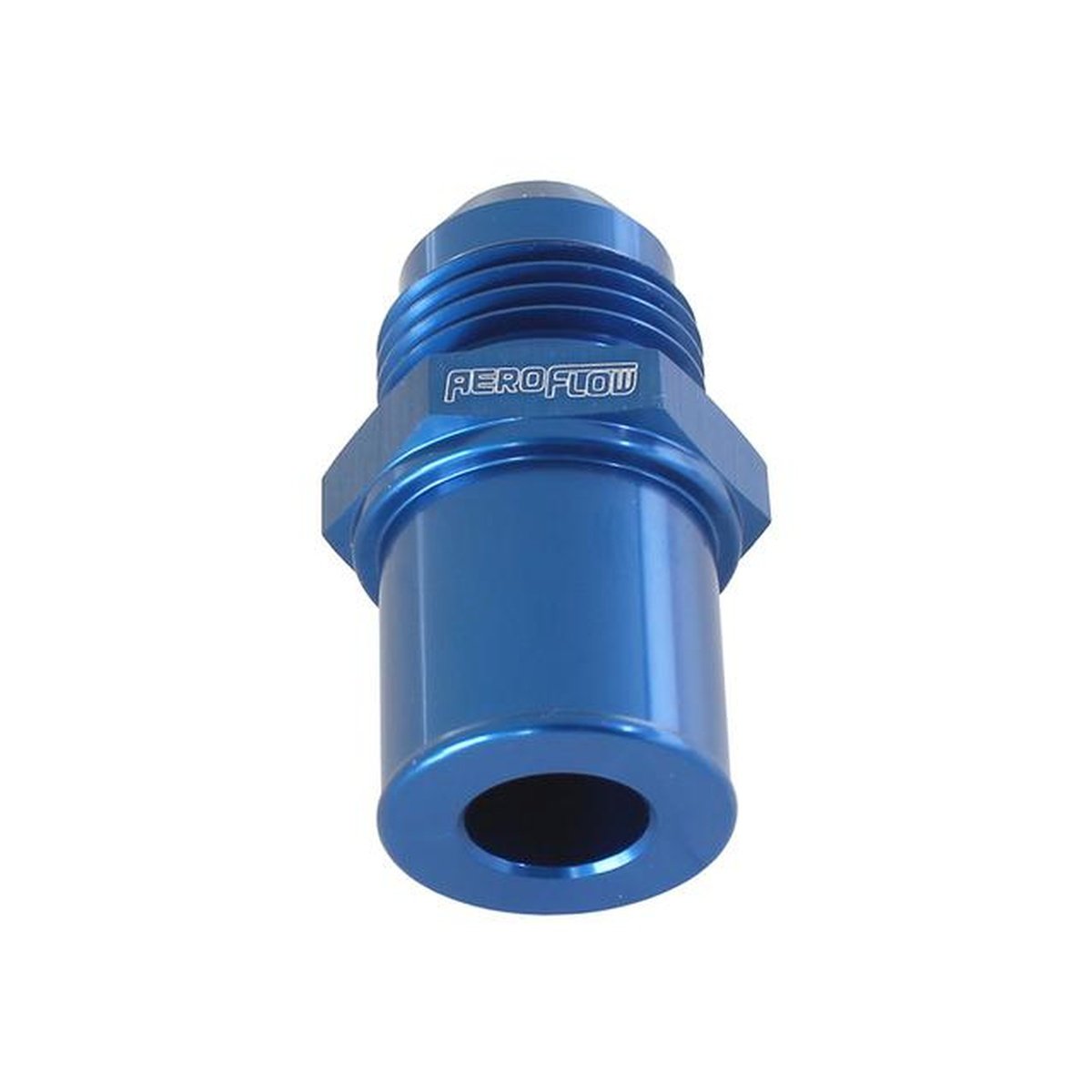 Aeroflow AF708-08R Push In Cover Breather Adaptertor -8AN Blue Fits Ford BA BF FG Rear