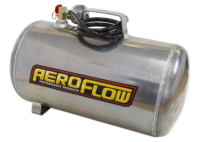 Aeroflow AF77-4000 5 Gal Portable Air Tank Alloy With Tank Valve 125 Max PSI