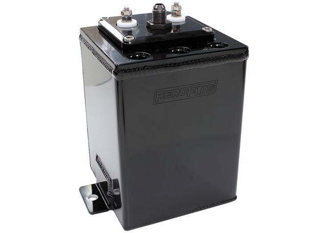 Aeroflow Pump Surge Tank Single 40mm Black