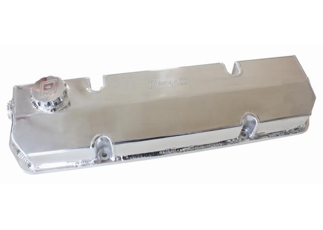 Aeroflow AF77-5005 Fabricated Valve Covers Polished Suits Holden V8 Late