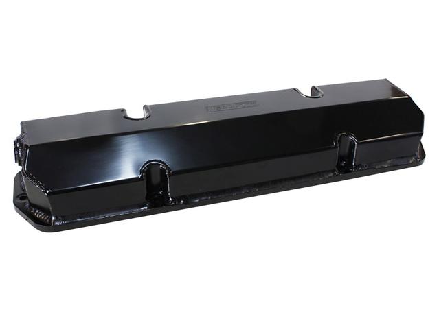 Aeroflow AF77-5005BLK Fabricated Valve Covers Black Suits Holden V8 Late