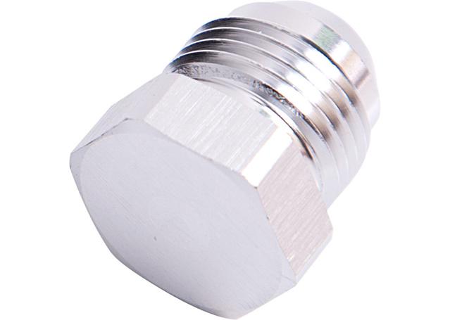 Aeroflow AF806-08S Flare Plug Male -8AN Silver