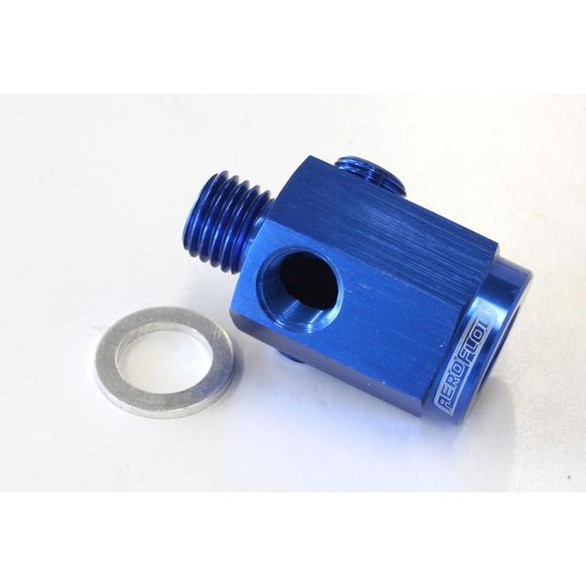 Aeroflow AF810-M12-02 M12 X 1.5 Extension With 1/8" Npt Port Blue
