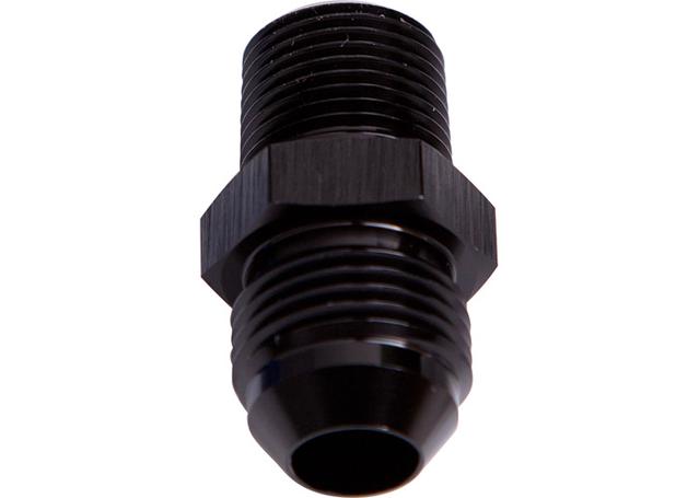 Aeroflow AF816-08-04BLK Male Flare -8AN To 1/4" Npt Black Adapter