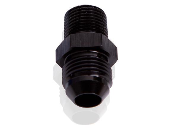 Aeroflow AF816-04-06BLK Male Flare -4AN To 3/8" Npt Black Adapter