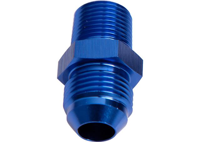 Aeroflow AF816-12-08 Male Flare -12AN To 1/2" Npt Blue Adapter