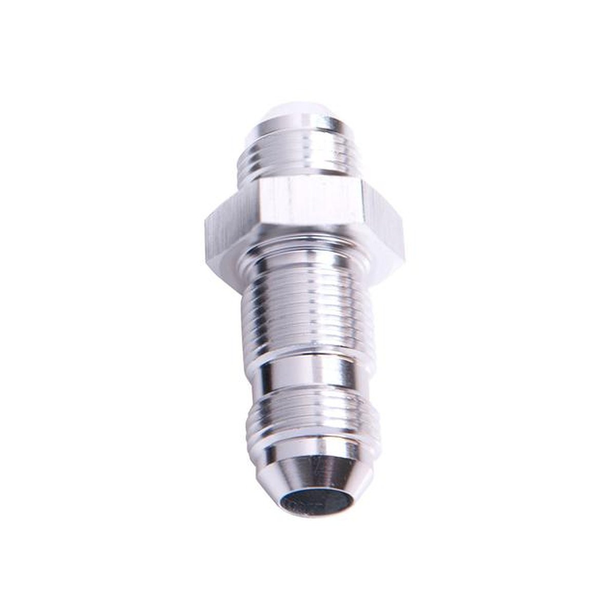 Aeroflow AF832-04S Straight Bulkhead -4AN Silver