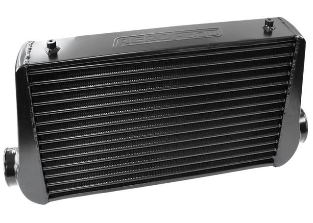 Aeroflow AF90-1001BLK Front Mount Intercooler (Black) 450x300x76mm