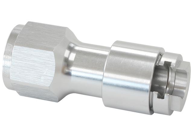Aeroflow AF908-06-01S 5/16" Push On EFI To -6ORB Port Silver Quick Connect EFI