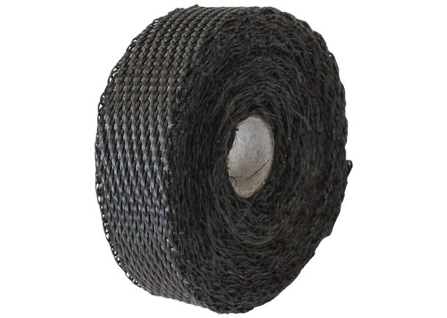 Aeroflow Exhaust Insulation Wrap1"x15Ft15 Foot Titanium Roll Black