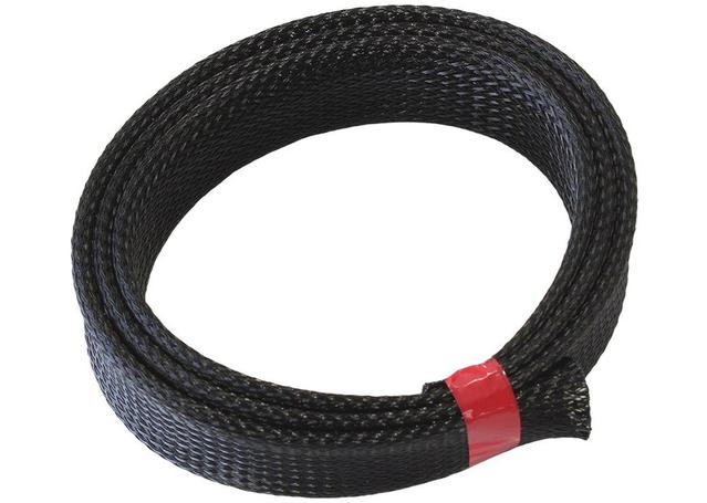 Aeroflow AF91-7052 1" 1 Meter Heat Flex Braid Black Tight Weave High Coverage