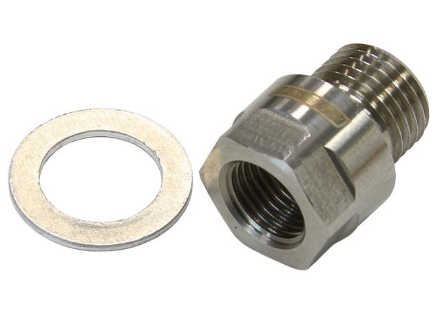 Aeroflow AF912-M12-02SS M12X1.5 Pipe Reducer To Female 1/8" Npt