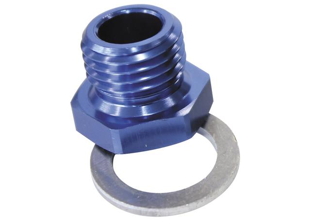 Aeroflow AF912-M18-02 M18X1.5 Pipe Reducer To Female 1/8" Npt Blue