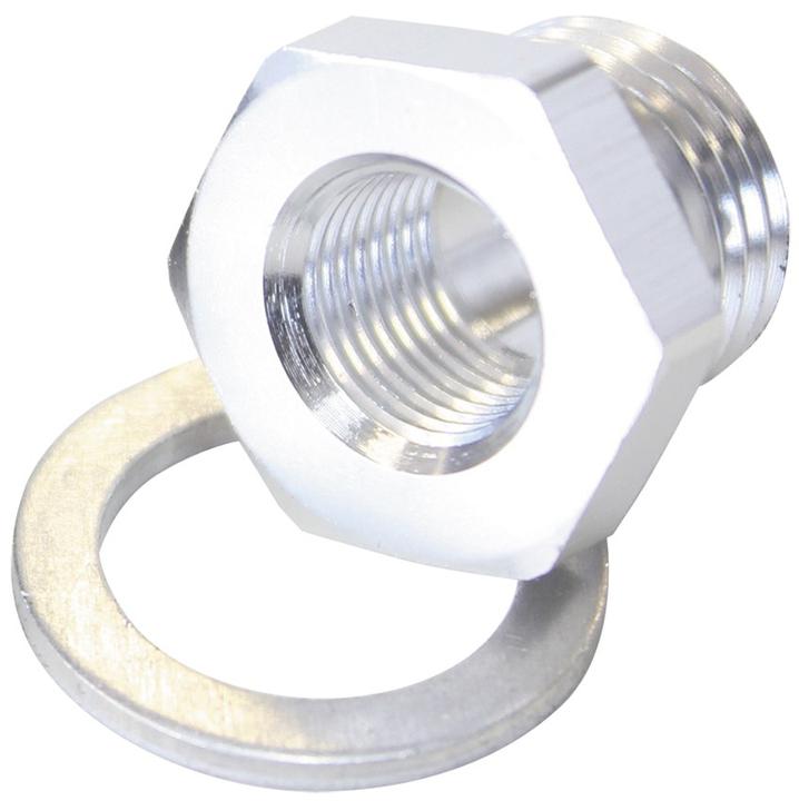 Aeroflow AF912-M16-02S M16X1.5 Pipe Reducer To Female 1/8" Npt Silver