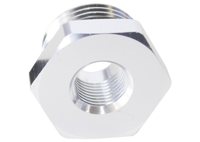 Aeroflow AF912-P06-02S -6ORB Port Reducer To 1/8" Npt Silver Male To Female