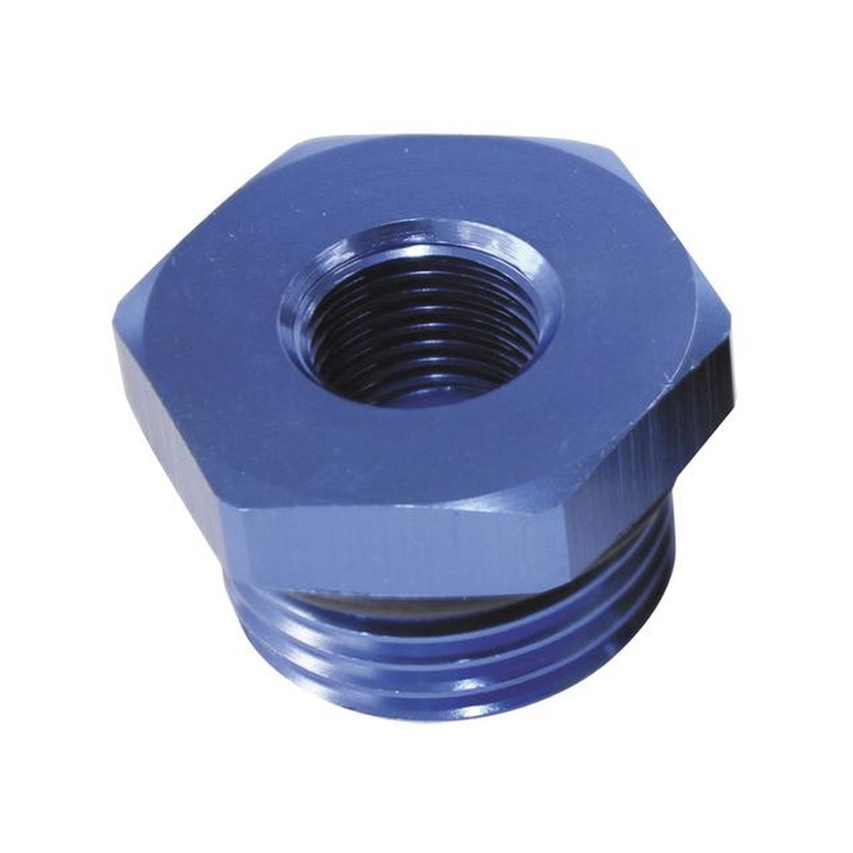Aeroflow AF912-P12-02 -12ORB Port Reducer To 1/8 Npt Blue Male To Female