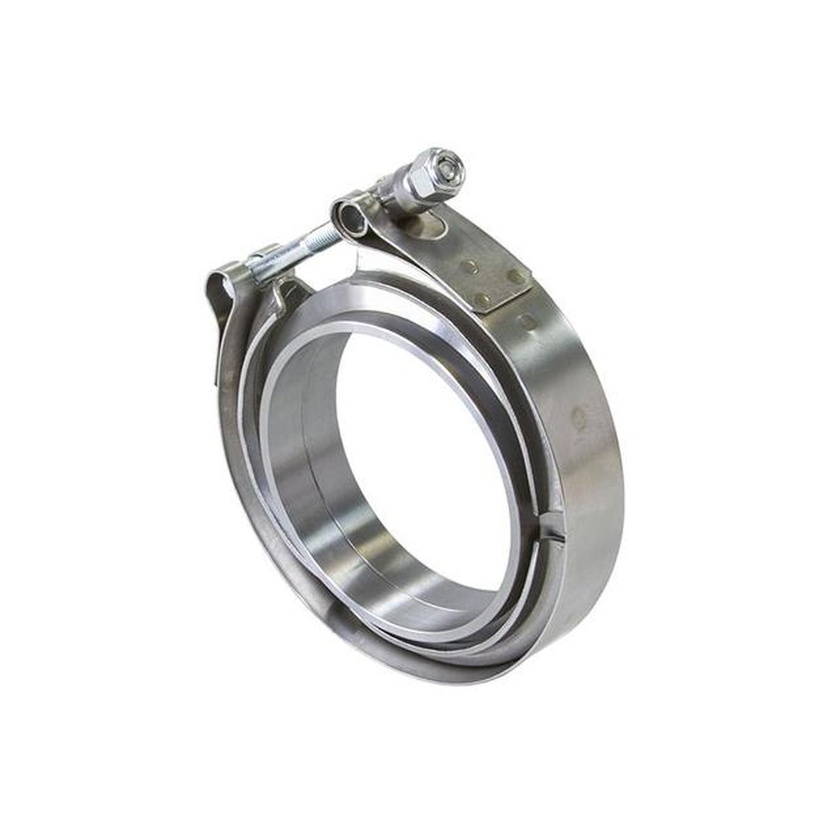 Aeroflow AF92-2500 2.5" V Band Clamp Kit 2 X Weldrings 1 X Stainless Clamp