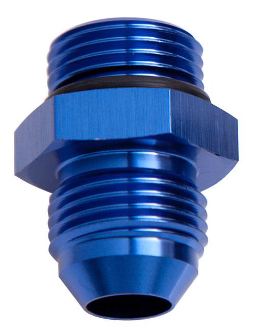 Aeroflow AF920-06-08 -8 ORB To -6AN Straight Blue Male To Male