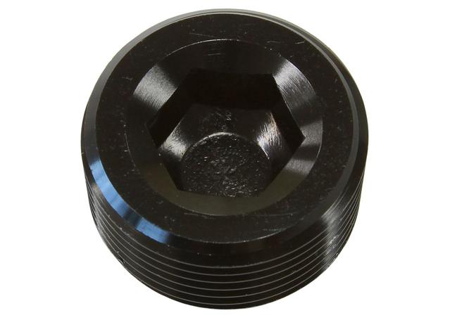 Aeroflow AF932-06BLK-25 Npt Plug 3/8" Black 3/8" Npt 25Pk