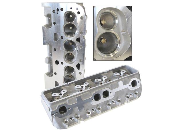 Aeroflow AF95-0327 180cc Aluminium Heads Bare 64cc, 2.02"/1.60" Valves Fits SBC