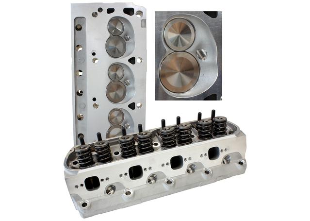 Aeroflow 185cc Aluminium Heads Complete 58cc, 2.02"/1.60" Valves Fits SB Ford 289-302-351 Windsor
