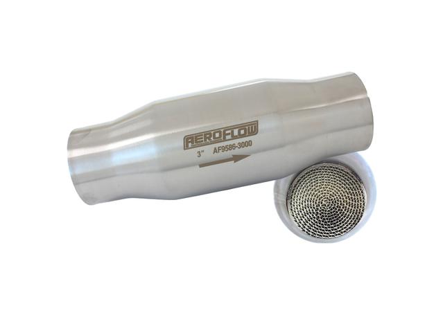 Aeroflow Metallic Catalytic Converter 3"O.D 50 Cell