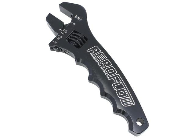 Aeroflow AF98-2003BLK Adjustable Grip Hose Black -3AN To -12AN