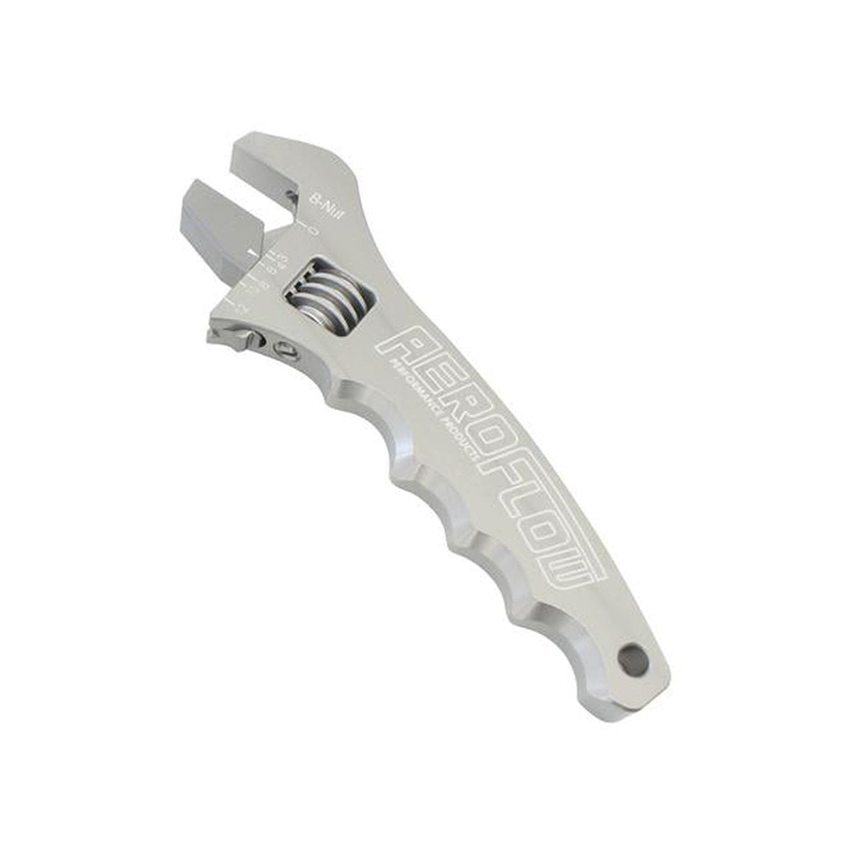 Aeroflow AF98-2003S Adjustable Grip Hose Silver -3AN To -12AN