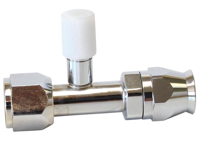 Aeroflow AFFCE-08B -8 Airconditioning Fitting With Charge Port Straight