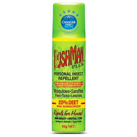 Bushman 'Plus' Insect Repellant Aerosol 50G BP0050A