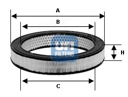 UFI Filters Air Filter 27.762.00