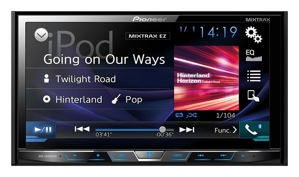 Pioneer 2 Din 7 DAB+ Ipod BT Usb AVHX5800DAB