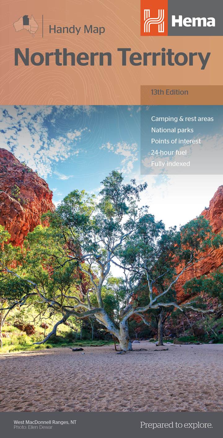 HEMA Maps Northern Territory Handy Map Ed 13 9781925625684
