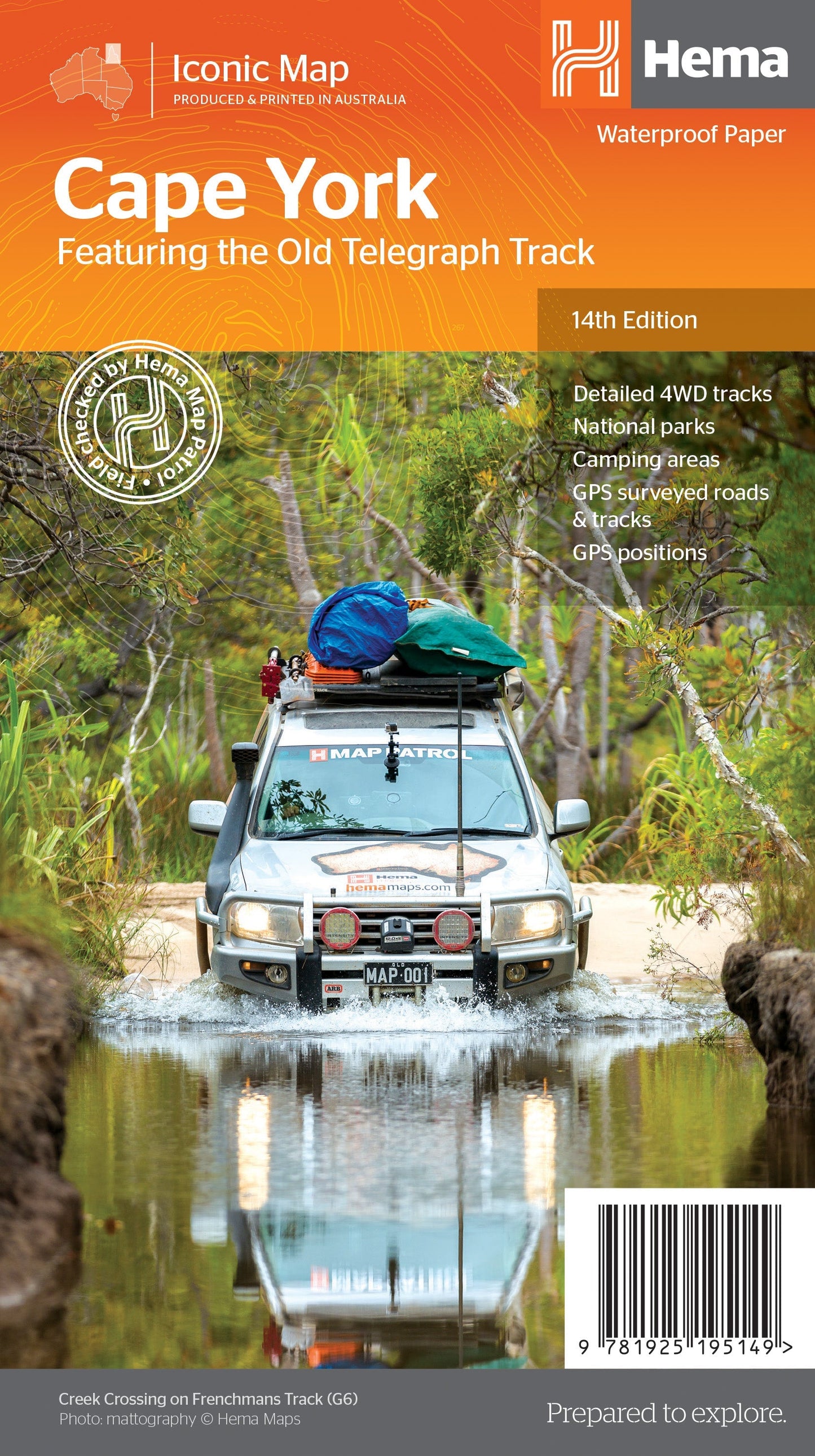 HEMA Cape York Map