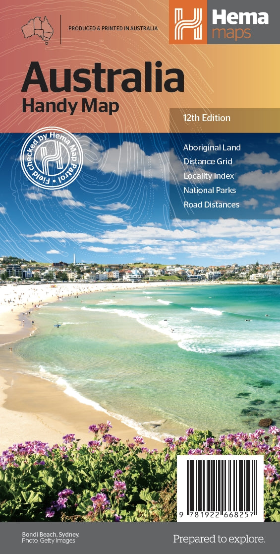 HEMA Maps Australia Handy Map Edition 12 9781922668257