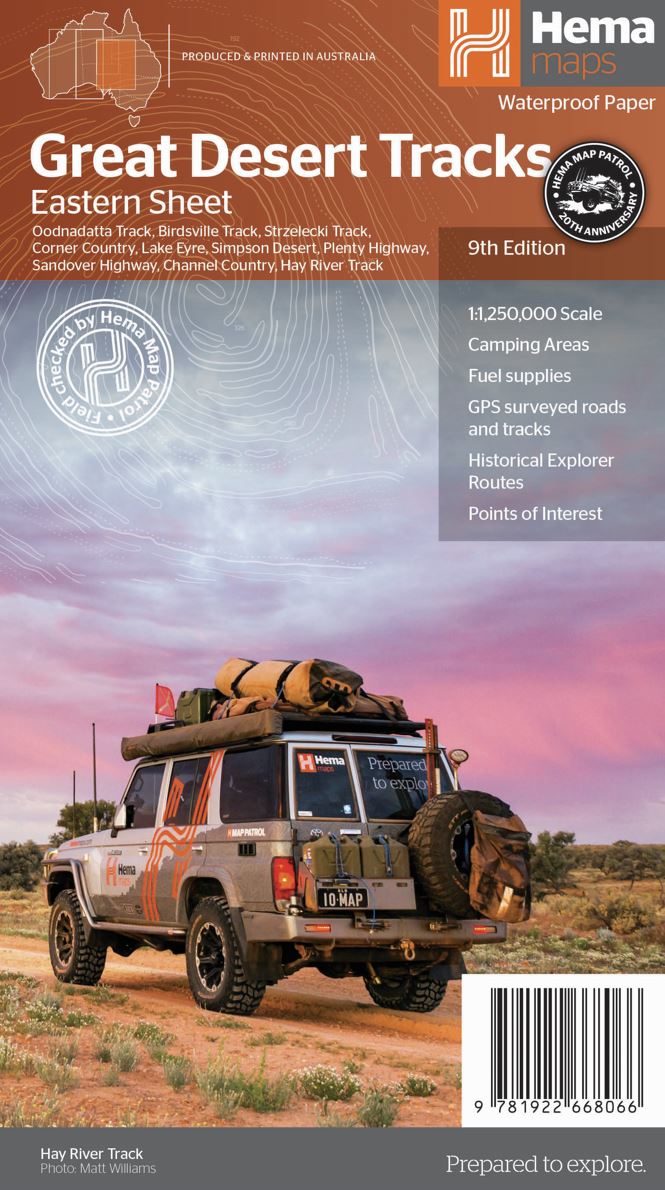 HEMA Maps Great Desert Tracks Eastern Ed 8 9781876413927